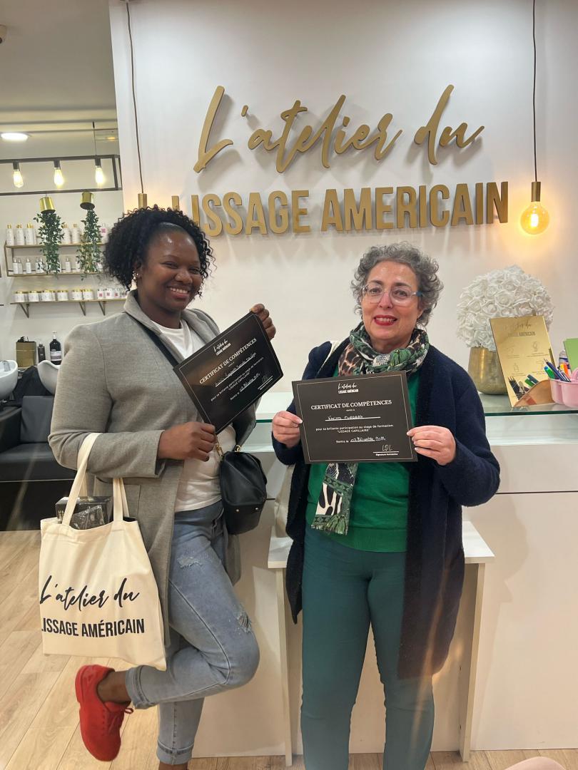 Réalisation lissage diplômée